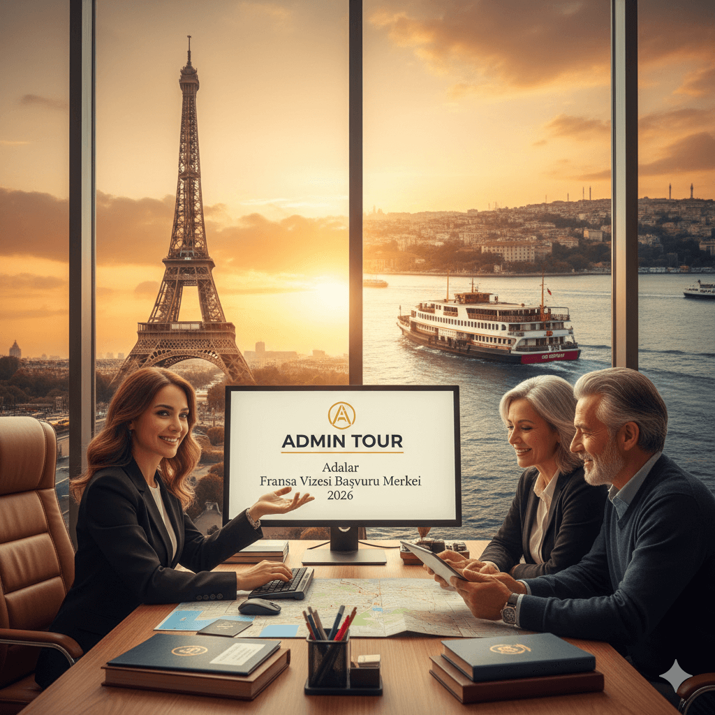 Adalar Fransa Vizesi Başvuru Merkezi | 2026 Randevu - Admin Tour